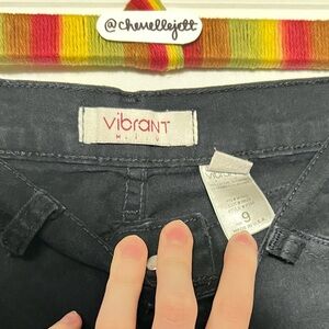 Super Ripped! Vibrant Women's Black Skinny Jeans